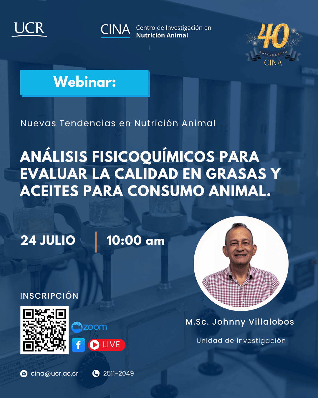 Ciclo de Webinars por el 40 Aniversario del CINA 